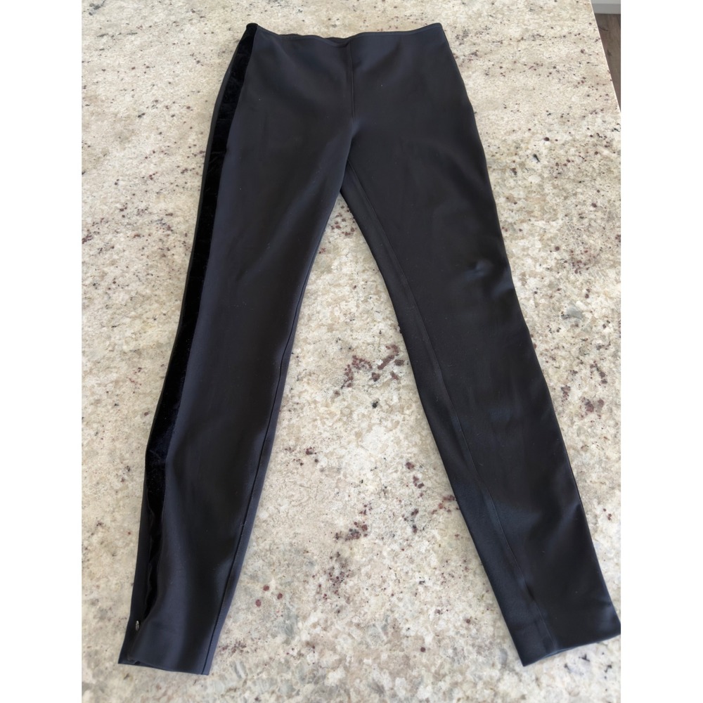 Polo Ralph Lauren Black Velvet Trim‎ Pants Size 6